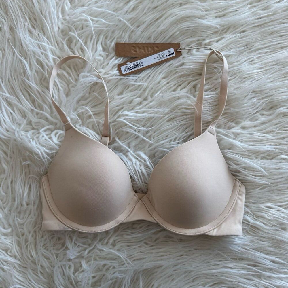Skims Fits Everybody T-Shirt Bra Sand Size 30B